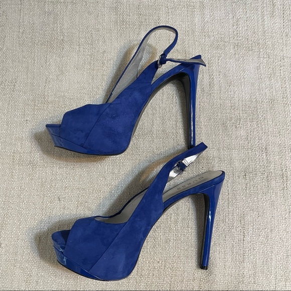 Guess Women’s High Heels in Blue - Picture 3 of 12